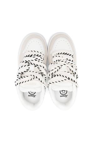 sneakers in pelle bianco BARROW KIDS | F4BKJUSN148002